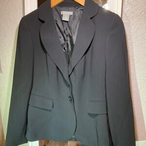 Ann Taylor Blazer 2 button, Black, Size 2